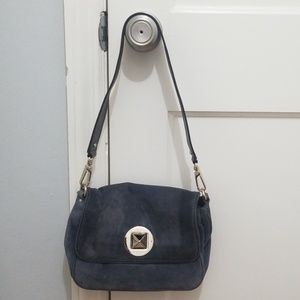 Grey Suede Kate Spade Handbag